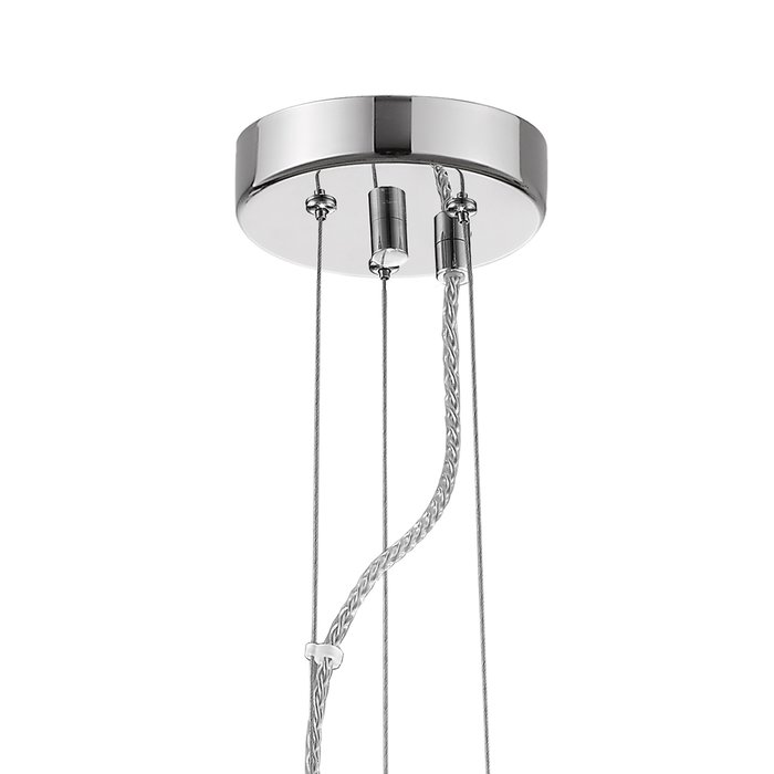 Madalyn - Medium Tiered Crystal Pendant Light - Chrome