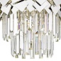 Madalyn - Medium Tiered Crystal Pendant Light - Chrome