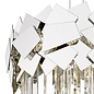Madalyn - Medium Tiered Crystal Pendant Light - Chrome