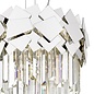 Madalyn - Medium Tiered Crystal Pendant Light - Chrome