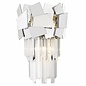Madalyn - Contemporary Tiered Crystal Wall Light - Chrome