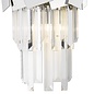 Madalyn - Contemporary Tiered Crystal Wall Light - Chrome