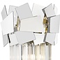 Madalyn - Contemporary Tiered Crystal Wall Light - Chrome