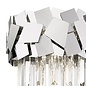 Madalyn - Small Modern Tiered Crystal Flush Ceiling Light - Chrome