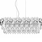 Madalyn -Contemporary Tiered Crystal Bar Pendant Light - Chrome