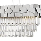 Madalyn - Elegant Tiered Crystal Bar Pendant Light - Chrome