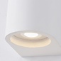 Ashton - Minimalist Curved White Plaster Up & Down Wall Light