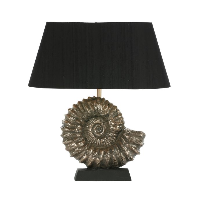 Ammonite - Bronze Table Lamp Base - David Hunt