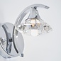 Langley - Faceted Crystal & Chrome Wall Light