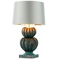 Botany - Verdigris Table Lamp with Silver Shade - David Hunt