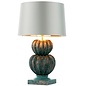 Botany - Verdigris Table Lamp with Silver Shade - David Hunt