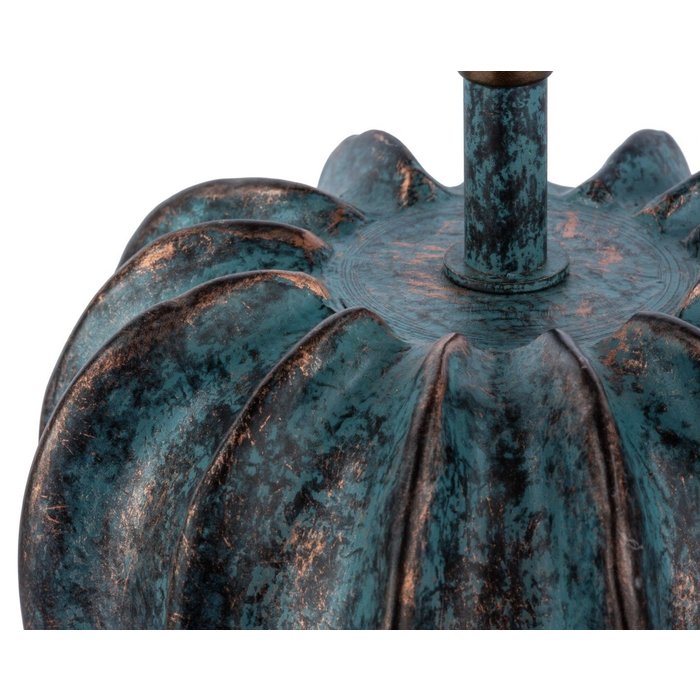 Botany - Verdigris Table Lamp with Silver Shade - David Hunt