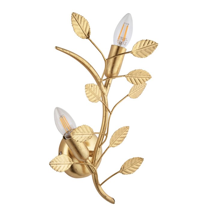 Belby - Gold Leaf Wall Light