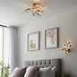 Belby - Gold Leaf Wall Light