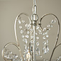 Flinton - 3 Light Aged Silver & Crystal Chandelier