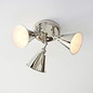 Hunton - 3 Light Round Ceiling Spotlight - Polished Nickel