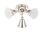 Hunton - 3 Light Round Ceiling Spotlight - Polished Nickel