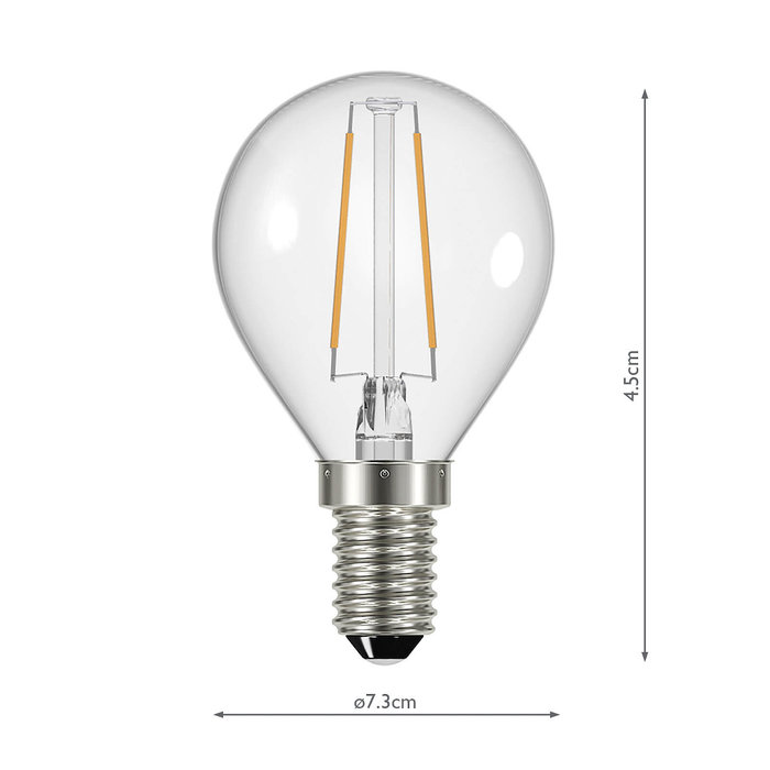 E14 4W Golfball Dimmable LED Bulb