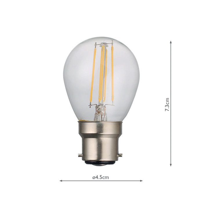 B22 4W Golfball Dimmable LED Bulb