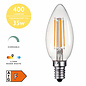 E14 4W Clear Candle Dimmable LED Bulb