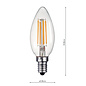 E14 4W Clear Candle Dimmable LED Bulb