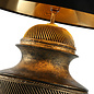 Lattice - Black & Gold Table Lamp - David Hunt