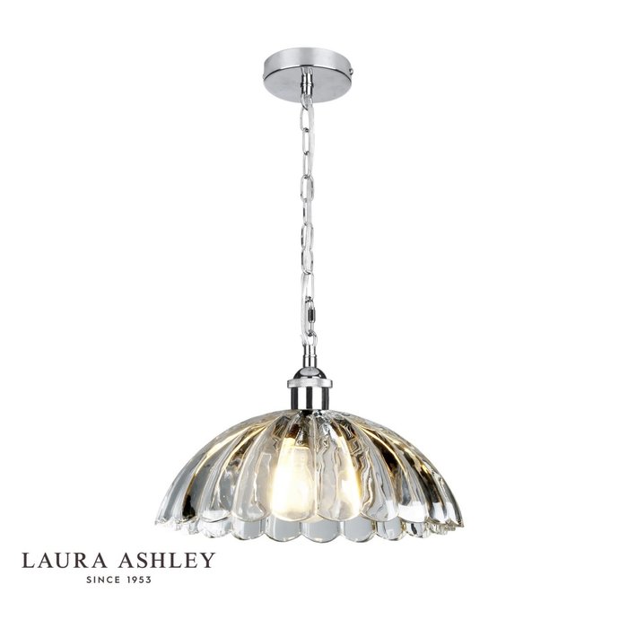 Salisbury - Ribbed Glass Pendant - Laura Ashley