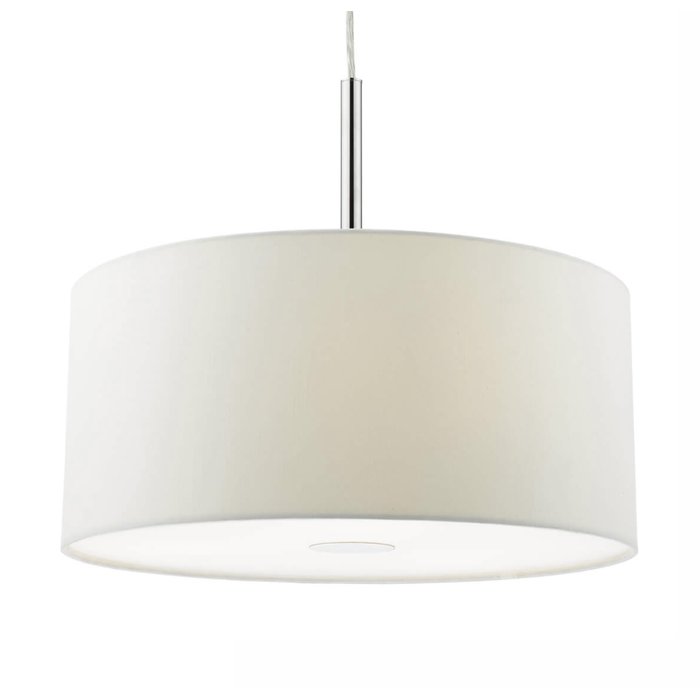 Hotel - Porcelain White Drum Pendant Light - 40cm