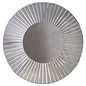 Faxton Round Silver Mirror