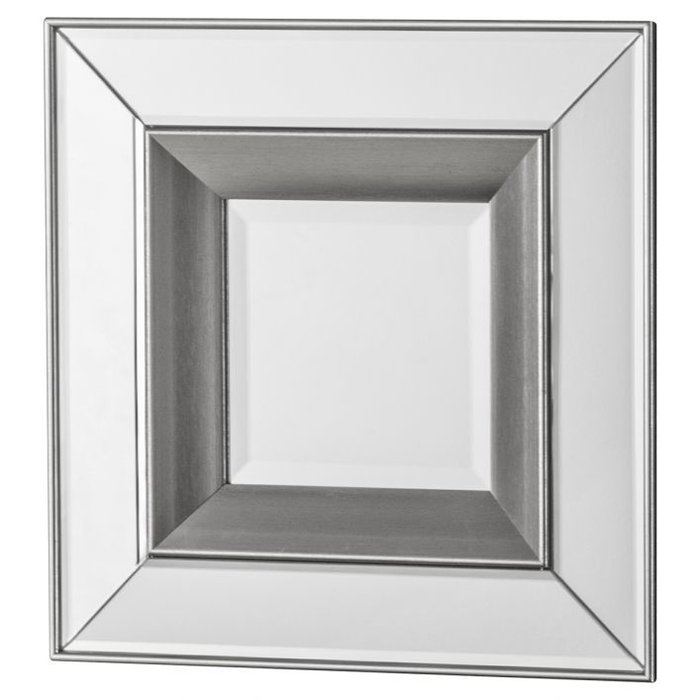 Madrid Rectangular Silver Mirror