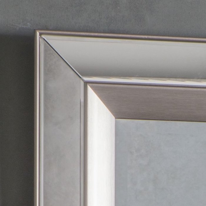 Madrid Rectangular Silver Mirror