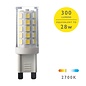 G9 Warm White LED Lamp - 3.5W 300Lm - Dimmable