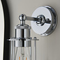 Riccall - Chrome Caged Industrial Wall Light