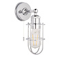 Riccall - Chrome Caged Industrial Wall Light