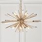 Welburn - Large Starburst Pendant with Champagne Glass Shards & Brass