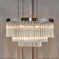 Giovanni - Tiered Crystal Art Deco Feature Pendant Light