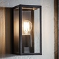 Durham - Box Lantern Outdoor Wall Light  - Matt Black