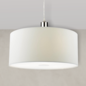 Porcelain White Easy Fit Drum Pendant Shade - 40cm