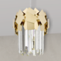 Madalyn - Modern Tiered Crystal Pendant Light - Warm Gold