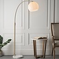 Dot - Mid Century White Marble & Opal Floor lamp