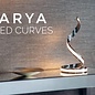 Arya - Spiral LED Floor Lamp - Polished Chrome