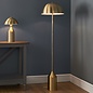 Mid Century Brass Dome Floor Lamp