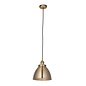 Franklin - Antique Brass Classic Industrial Domed Pendant - Small
