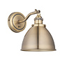 Franklin - Antique Brass Industrial Wall Light