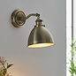 Franklin - Antique Brass Industrial Wall Light