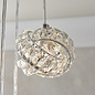 Talya - 5 Light Chrome and Crystal Cluster Pendant