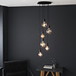 Suzi - 6 Light Black  Pendant