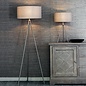 Modern Tripod Floor Lamp - Matt Nickel