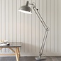 Retro Angled Floor Lamp - Grey