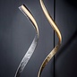 Arya - Spiral LED Floor Lamp - Gold Leaf